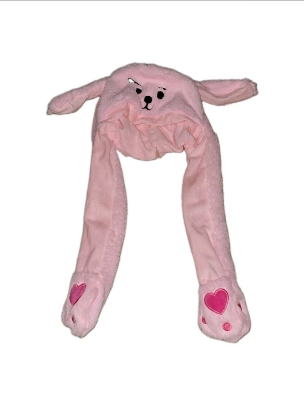 Pink Cooky Inspired Bunny Hat (Moving Ears)